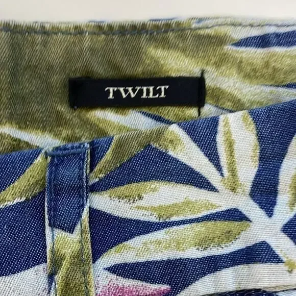 Scotch & Soda Men's Twilt‎ Tropical Print Loose Fit Shorts Sz 30 Blue Green New - Picture 13 of 14